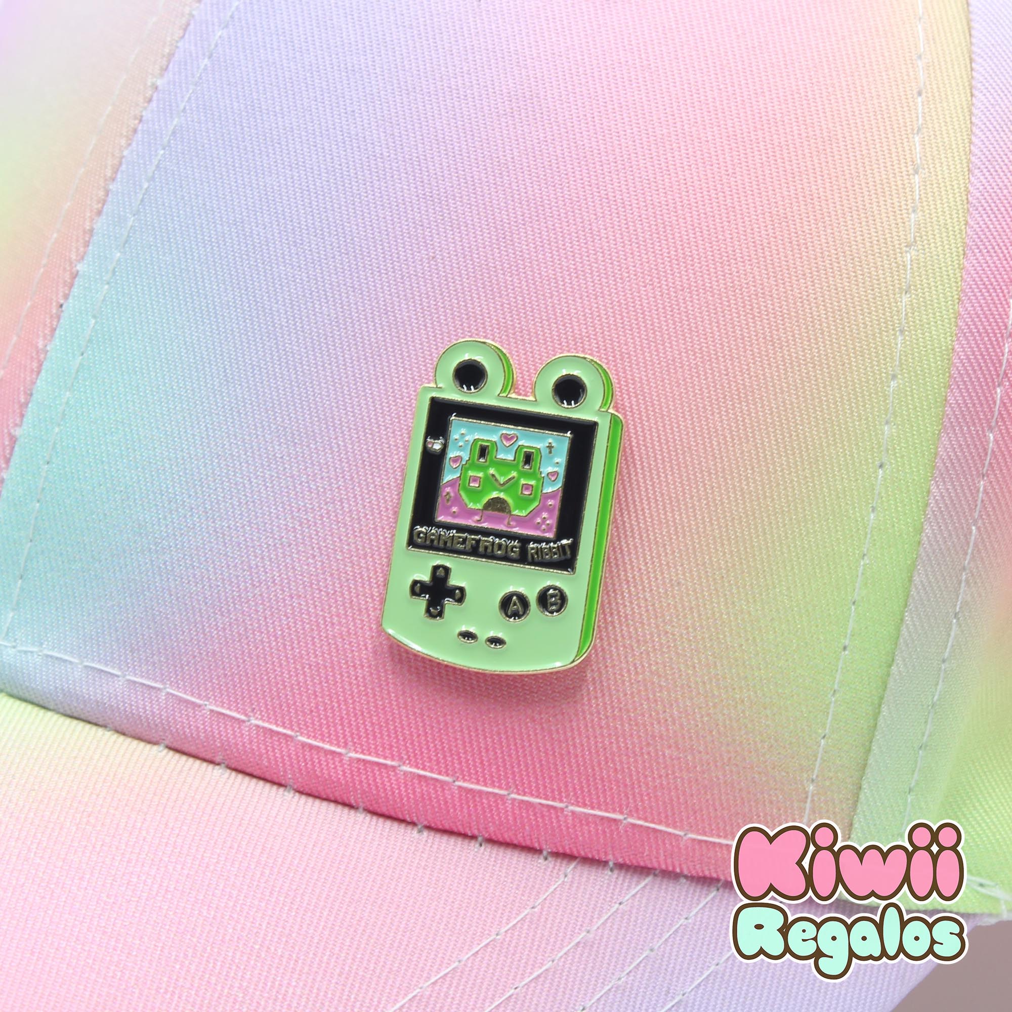 Prendedor pin Gamefrog Gameboy