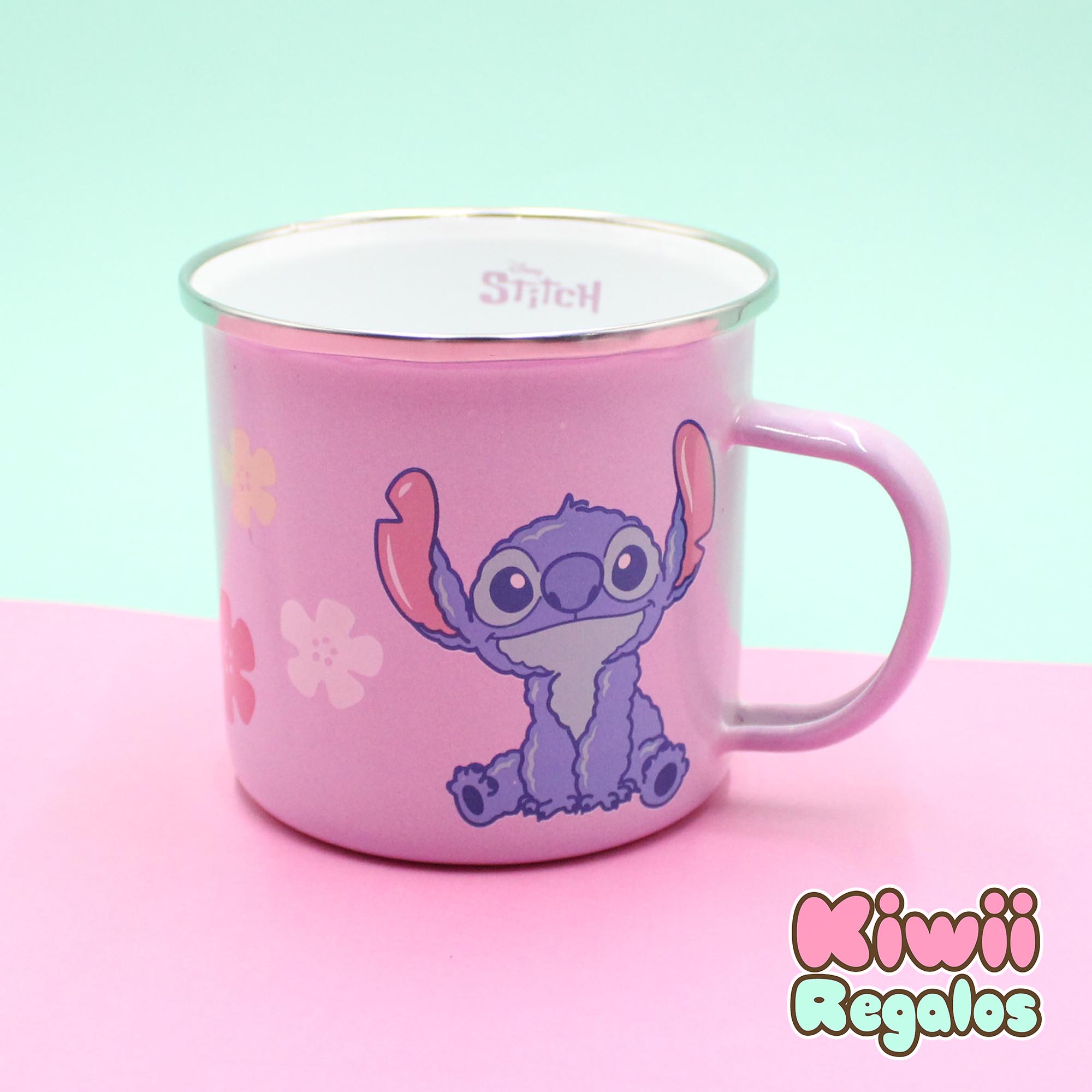 Taza Metálica Stitch